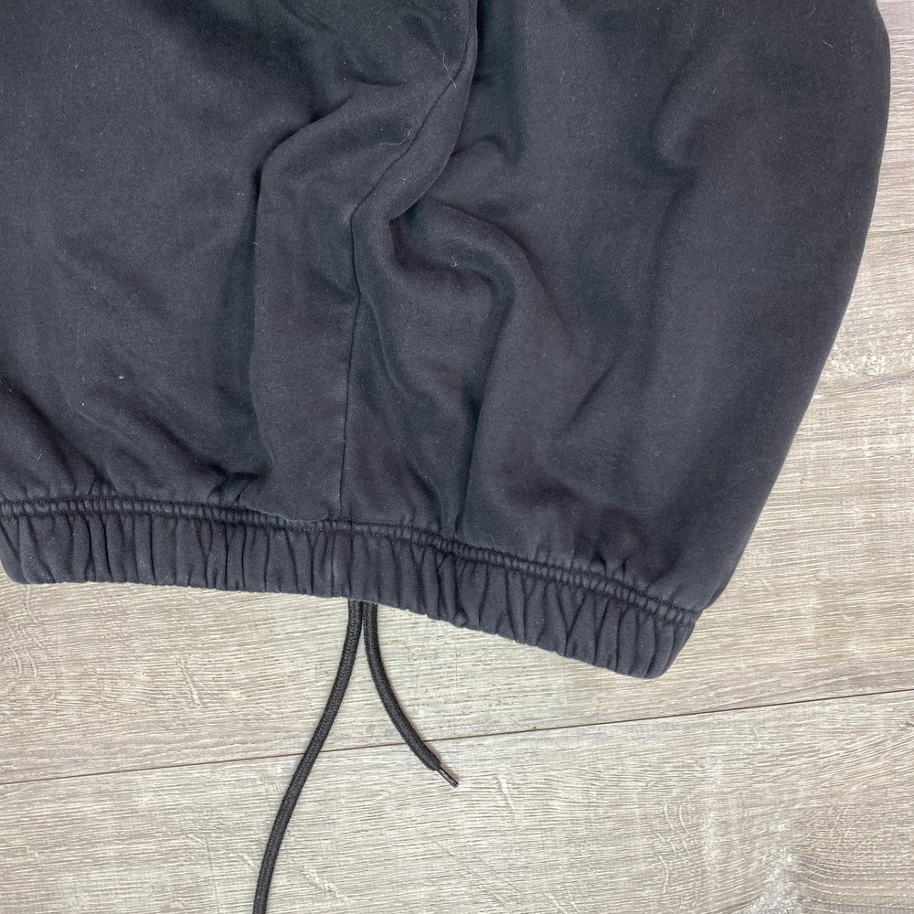 Elevation Church YTHX Sweat Shorts Men's XL Wide Leg Fleece Black Y2K streetwear - Picture 5 of 10